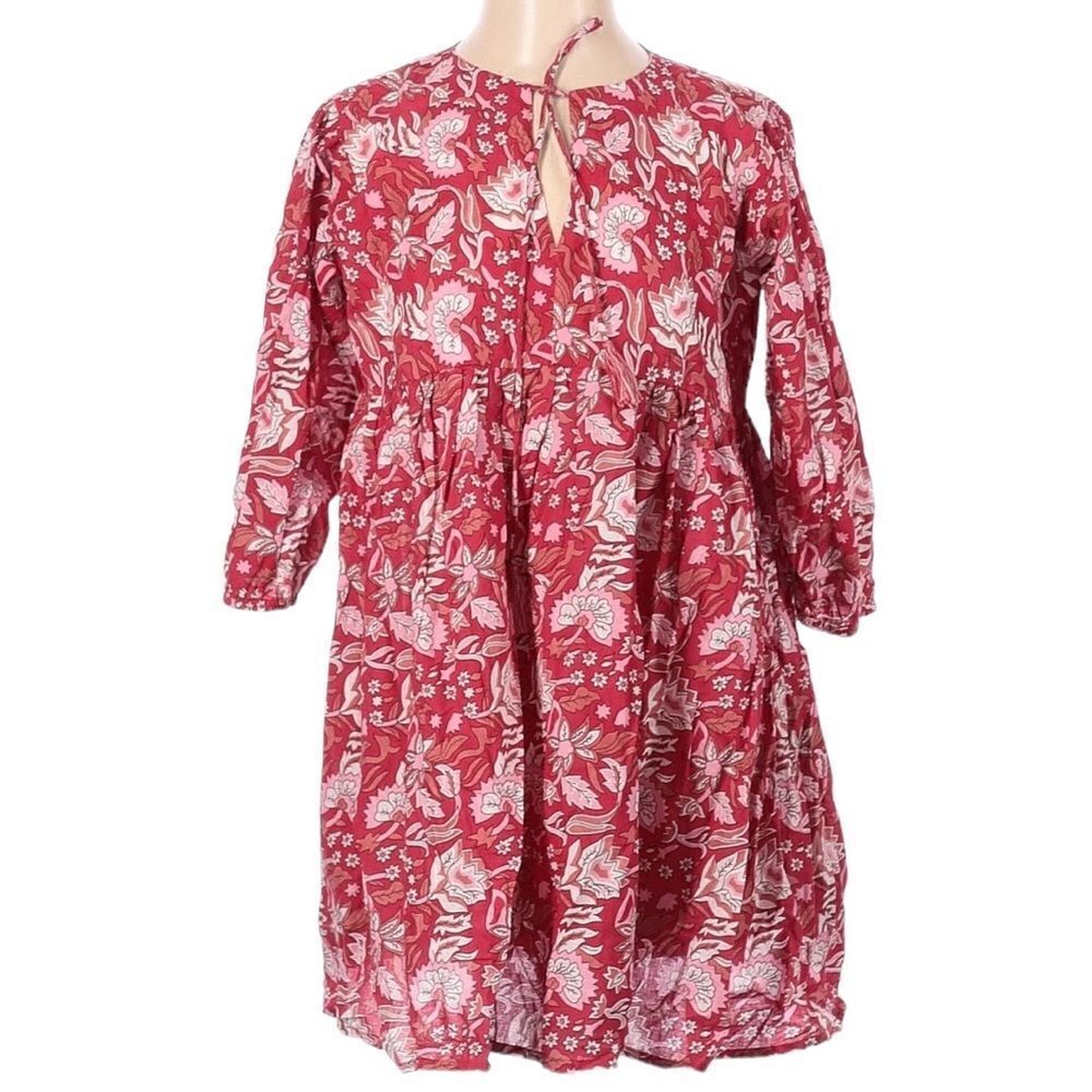 Grace Holiday Sully Dress Red Floral XS